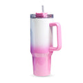 40 Oz. Insulated Tumbler with Handle and Straw Lid