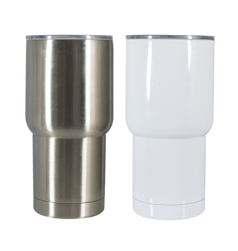 Double level stainless steel thermos 20oz White