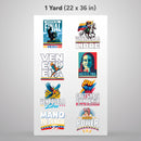 Printed DTF Sheets by Yards -Venezuela Libre 1