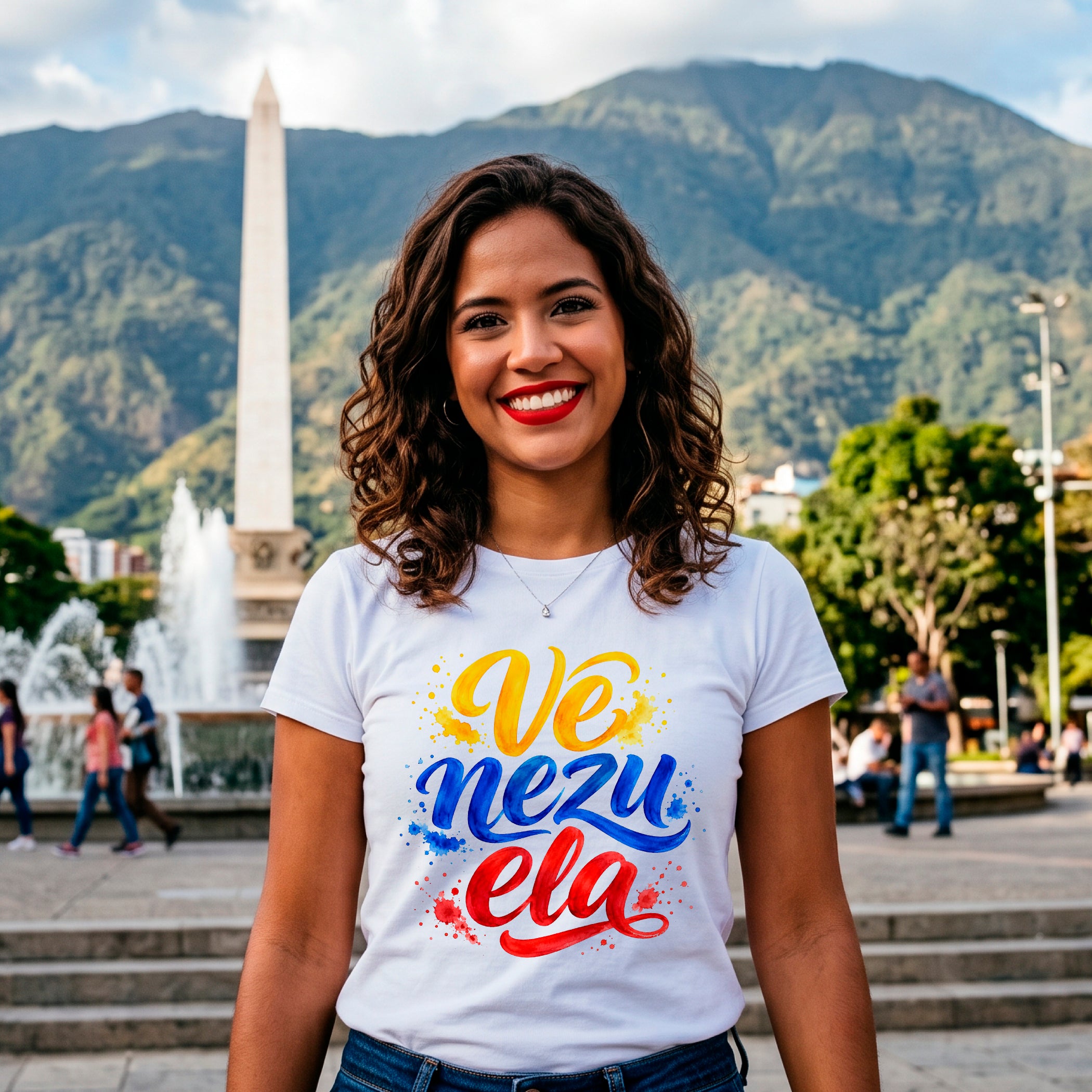 Printed DTF Sheets by Yards - Patriotic & Cultural Designs, Venezuelan Flag Shirt Transfers