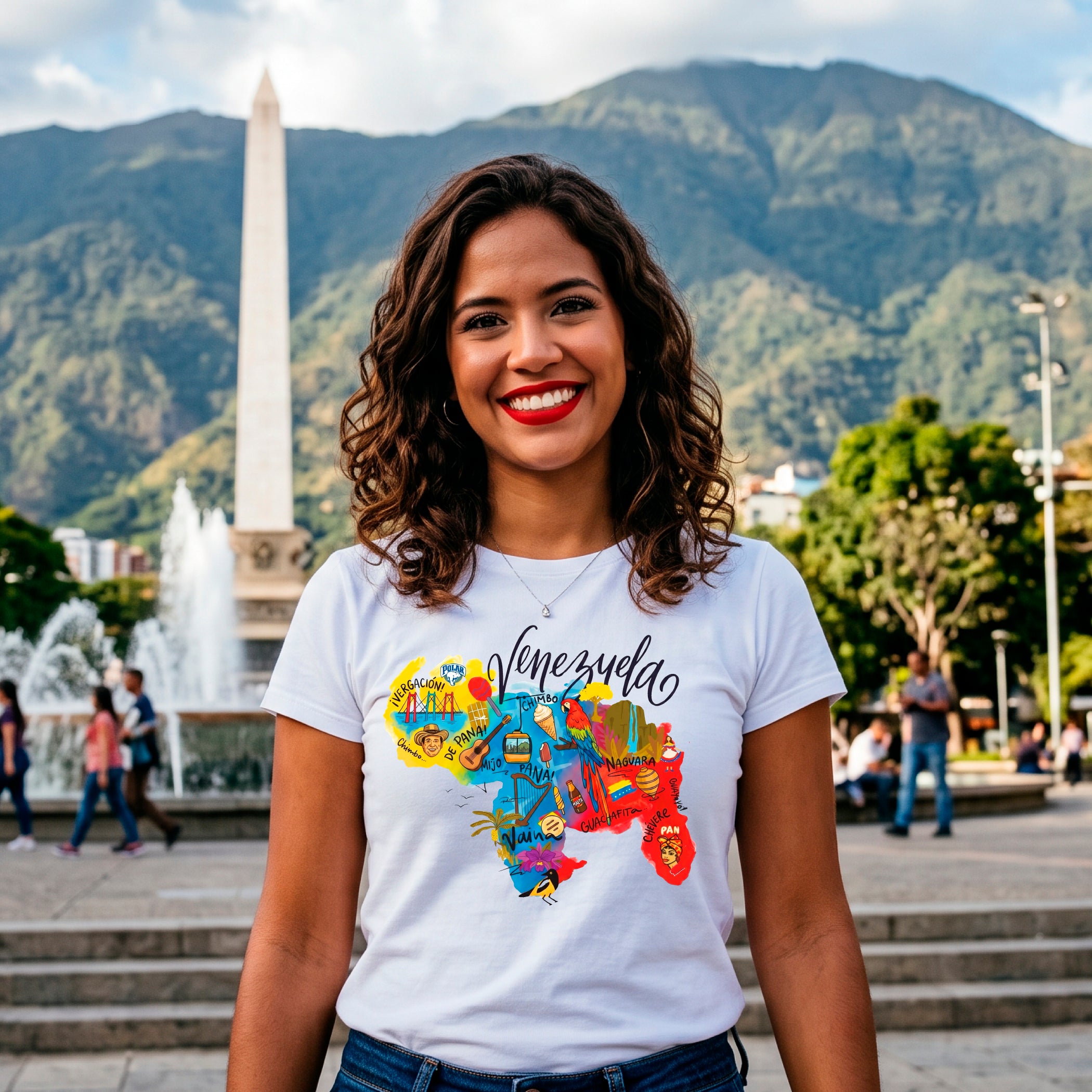 Printed DTF Sheets by Yards - Patriotic & Cultural Designs, Venezuelan Flag Shirt Transfers