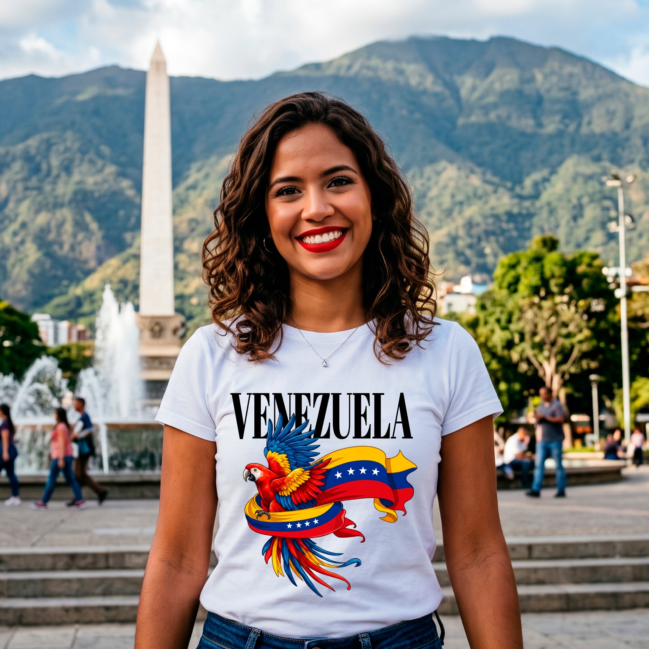 Printed DTF Sheets by Yards - Patriotic & Cultural Designs, Venezuelan Flag Shirt Transfers