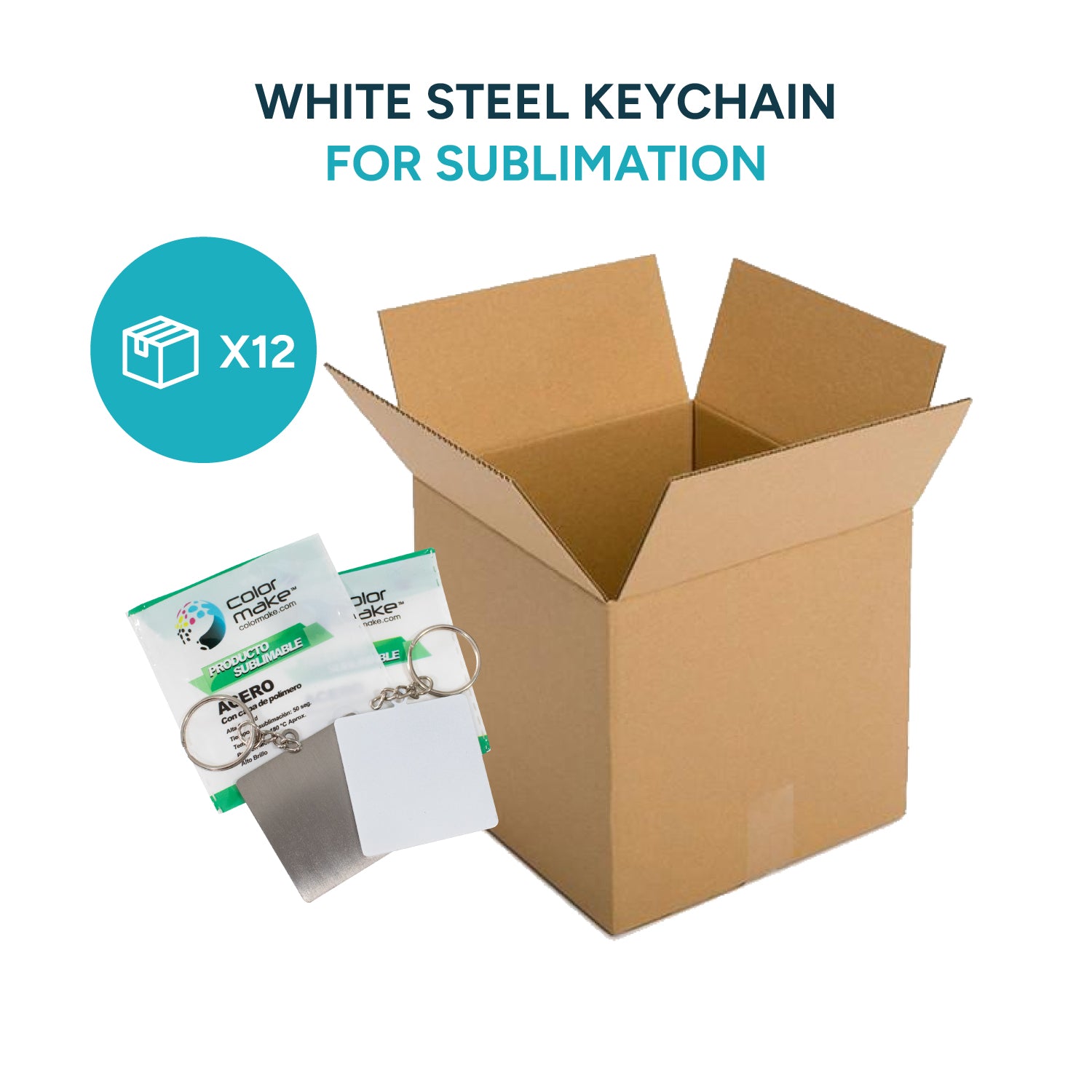 Steel Sublimation Keychain
