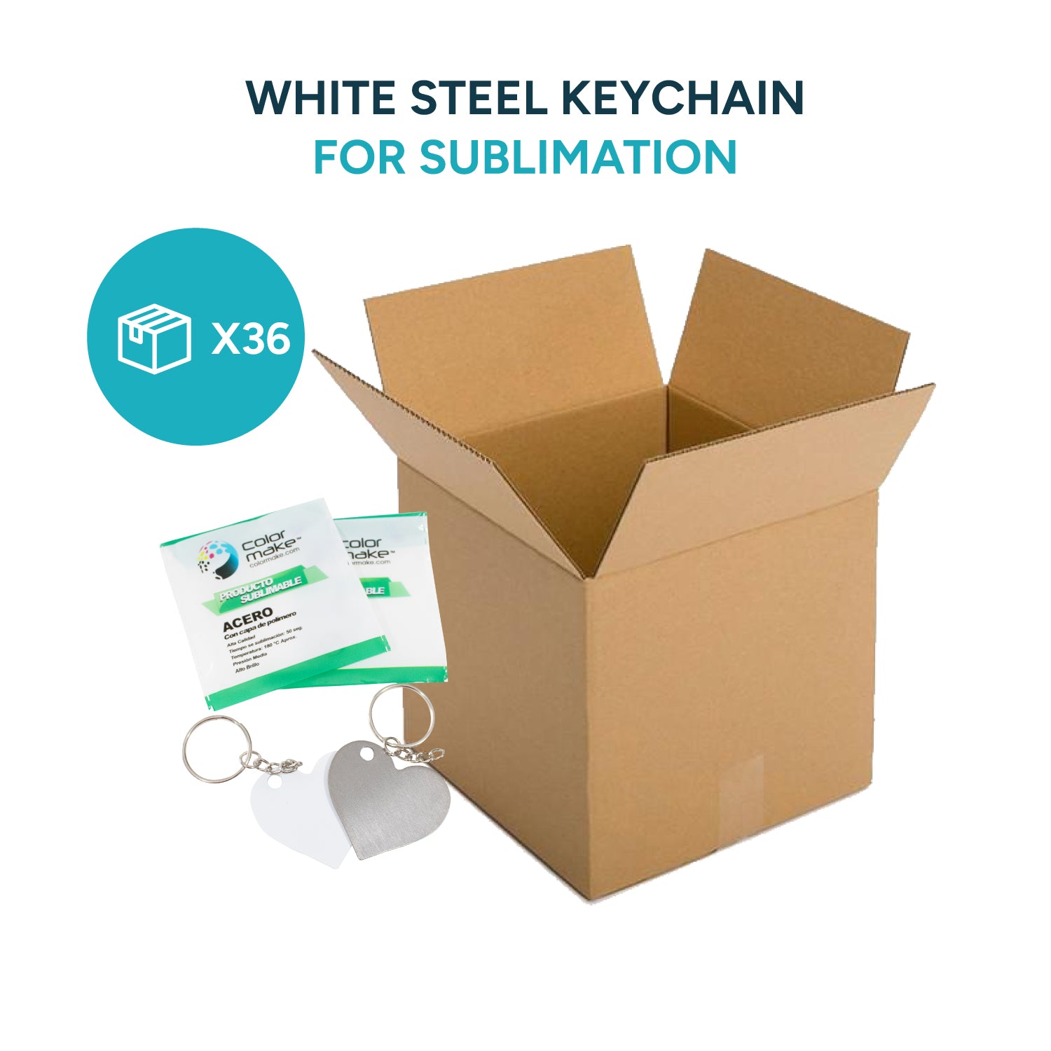 Steel Sublimation Keychain