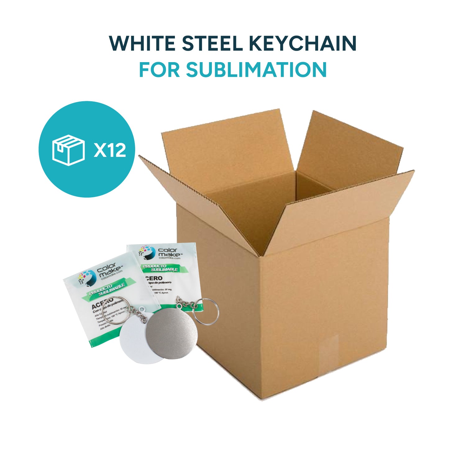 Steel Sublimation Keychain