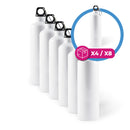 20 oz white sports bottle